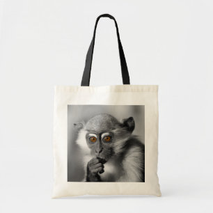 Tote Bag Singe de Mangabey de bébé