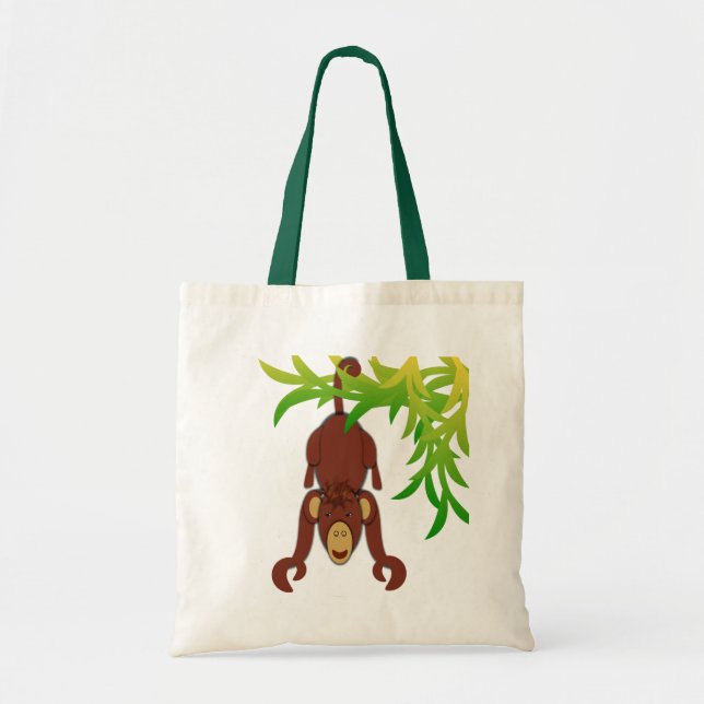 Tote Bag Singe Fourre-tout - customisé (Devant)