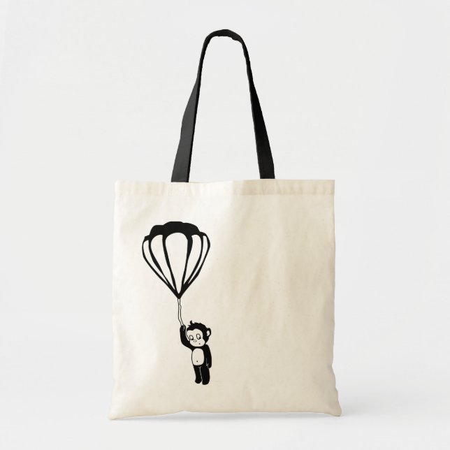 Tote Bag singe volant : montgolfière (Devant)
