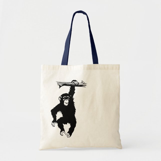 Tote Bag Singes géniaux Dag (Devant)