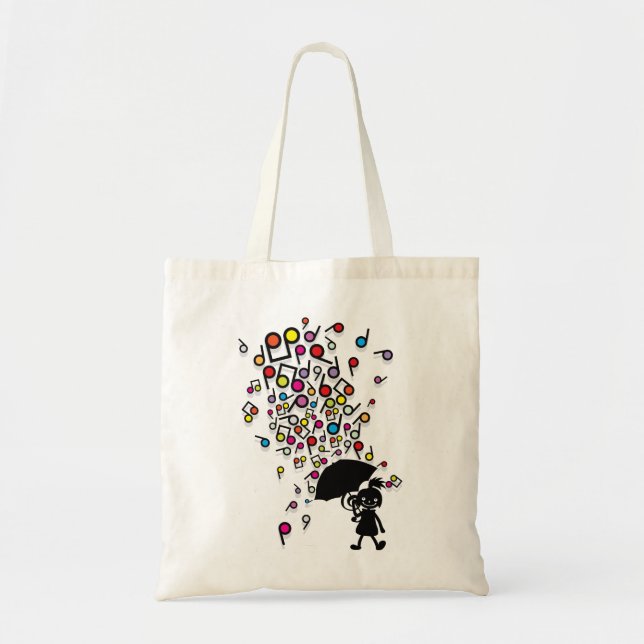 Tote Bag Singin' dans la pluie (Devant)