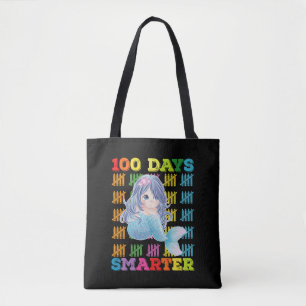 Tote Bag Sirène 100 jours plus intelligente 100e jour d'éco