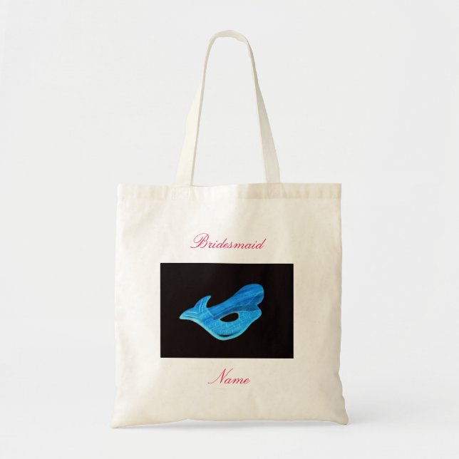 Tote Bag Sirène bleue (Devant)