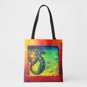 Tote Bag Sirène Dans Une Boîte