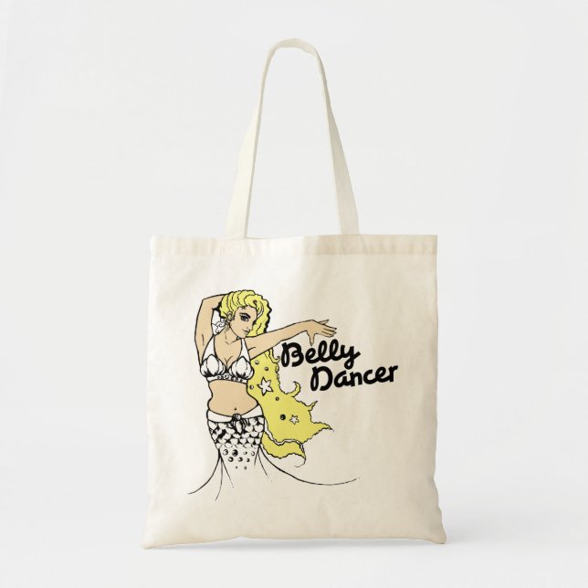 Tote Bag Sirène de danse du ventre (Devant)