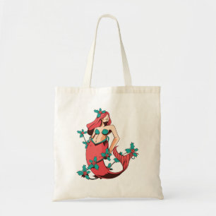 Tote Bag Sirène de Noël