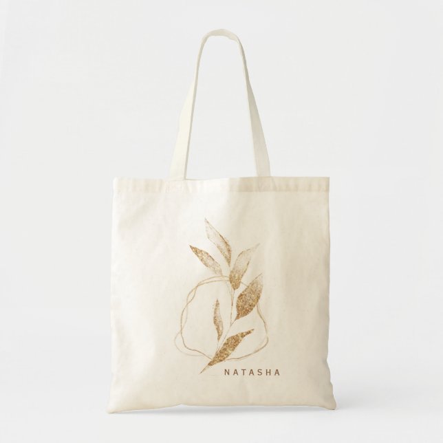 Tote Bag Sirène de pont en forme d'or moderne (Devant)