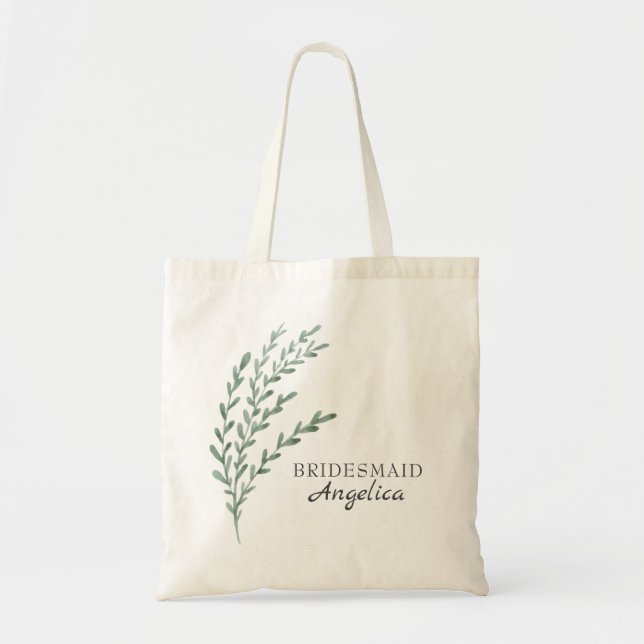 Tote Bag Sirène d'entretien de la lavande d'aquarelle (Devant)