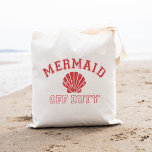Tote Bag Sirène hors service Vintage en détresse<br><div class="desc">Mettez votre queue pour un autre jour avec notre mignon sac fourre-tout de sirène ! Notre fourre-tout estivale est parfait pour vos besoins de plage et fait savoir à tout le monde que votre quart de travail est terminé. Décor de style vintage et dévêtu avec "Mermaid Off Duty" en style...</div>