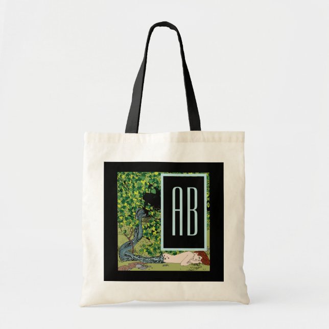 Tote Bag Sirène par Koloman Moser (Devant)