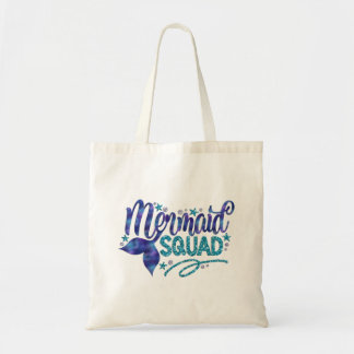 Tote Bag Sirène - "peloton de sirène" - Teal toutes les