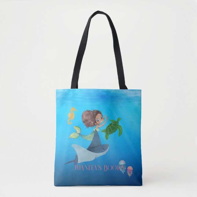 Tote Bag Sirène personnalisée (Devant)