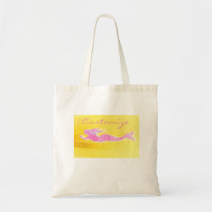 Tote Bag sirène rose