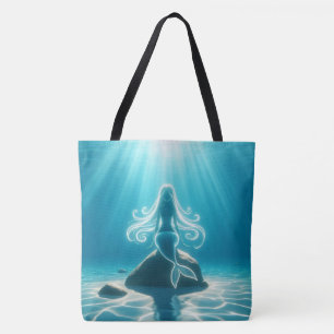 Tote Bag Sirène sous-marine éclairée