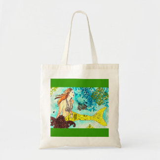 Tote Bag Sirène tranquille Fourre-tout des eaux