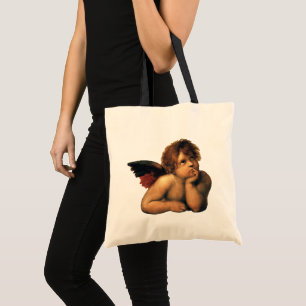 Tote Bag Sistine Madonna, Angels détail par Raphael Sanzio