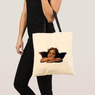 Tote Bag Sistine Madonna, Angels détail par Raphael Sanzio