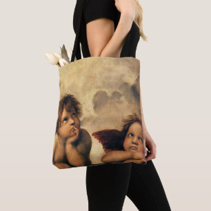 Tote Bag Sistine Madonna Angels par Raphael Sanzio