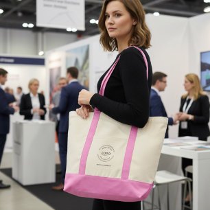 Tote Bag Site Web du logo d'entreprise personnalisé Rose si