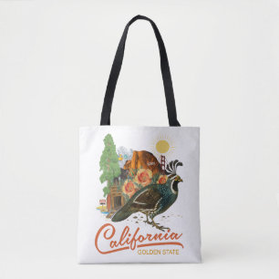 Tote Bag Sites touristiques historiques de Golden State de