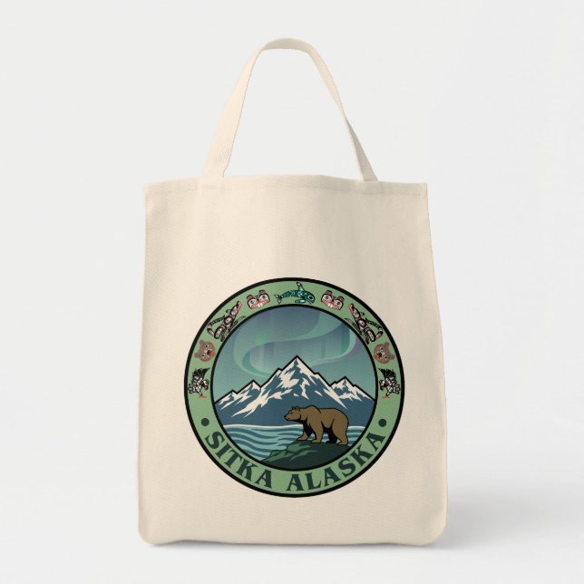Tote Bag Sitka Alaska États-Unis (Devant)