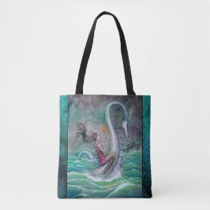 Tote Bag Six de Bâtons Tarot Fantastique par Molly Harrison