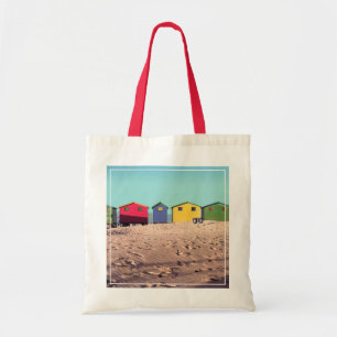 Tote Bag Six huttes colorées   Cape Town, Afrique du Sud d