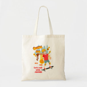 Tote Bag Skate Park Fun Boy Fête d'anniversaire