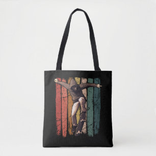 Tote Bag Skateboard - Retro Vintage Skateboard