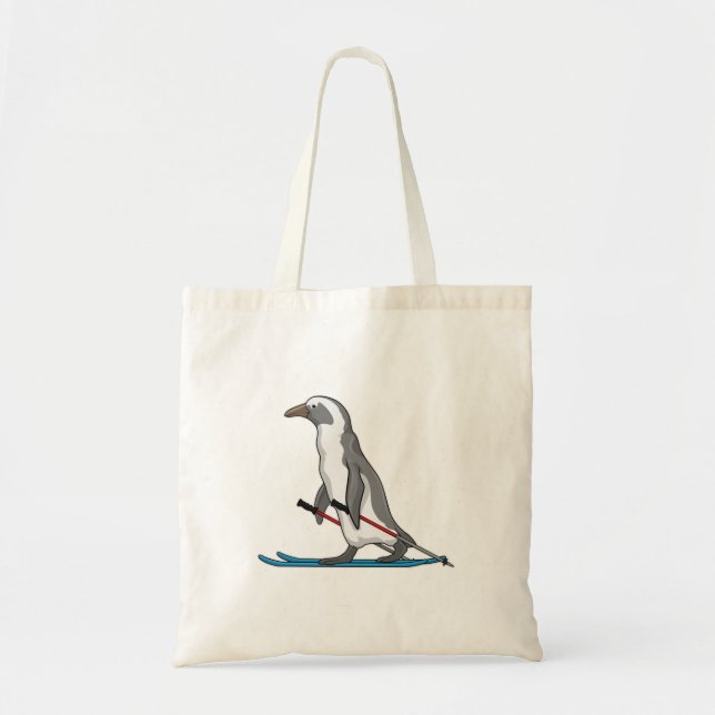 Tote Bag Ski de Penguin (Devant)