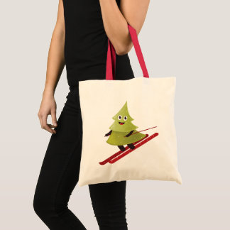 Tote Bag Ski Pine Arbre Cute Sports Neige hiver
