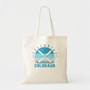 Tote Bag Ski Telluride Colorado Équipement Graphique De Ski