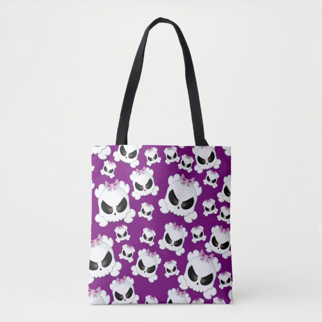 Tote Bag Skullz Girly (Devant)