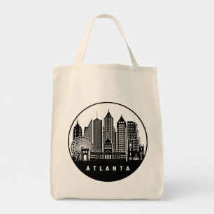Tote Bag Skyline Atlanta Georgia