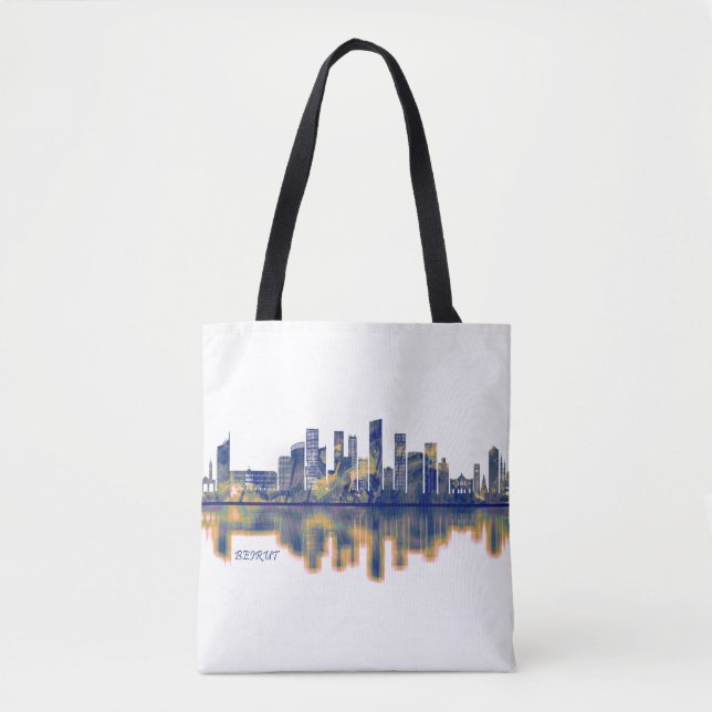 Tote Bag Skyline de Beyrouth (Devant)