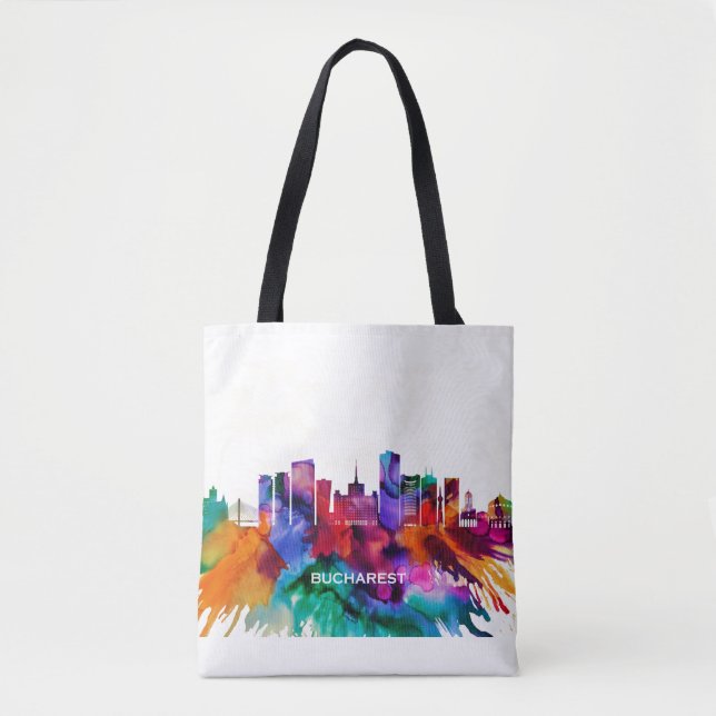 Tote Bag Skyline de Bucarest (Devant)
