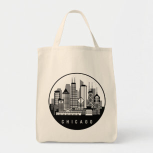 Tote Bag Skyline de l'Illinois