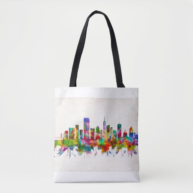 Tote Bag Skyline de San Francisco en Californie (Devant)