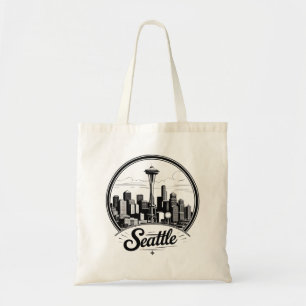 Tote Bag Skyline de Seattle City