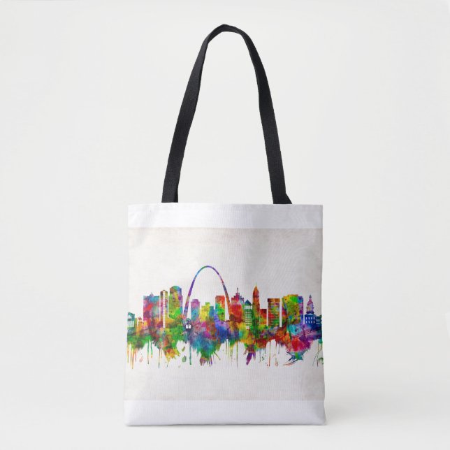 Tote Bag Skyline de St. Louis Missouri (Devant)