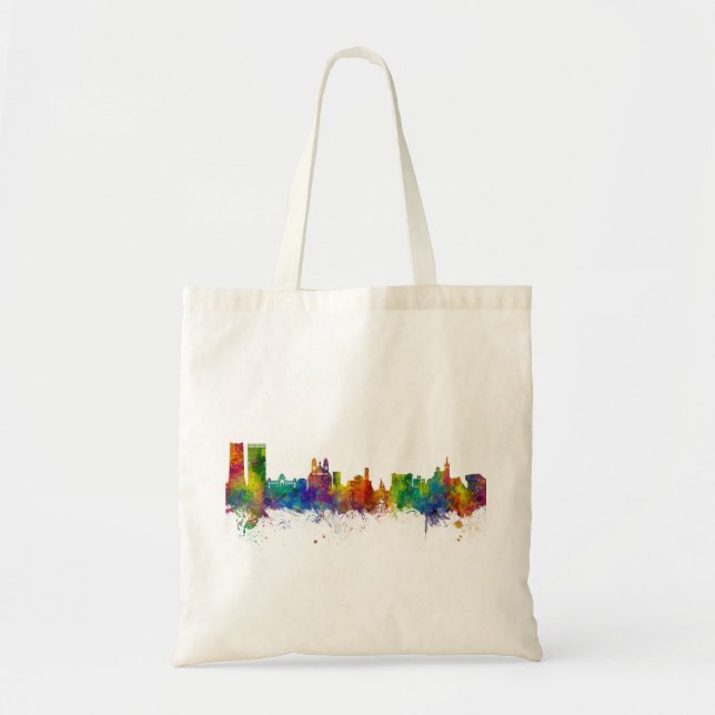 Tote Bag Skyline Marseille France (Devant)