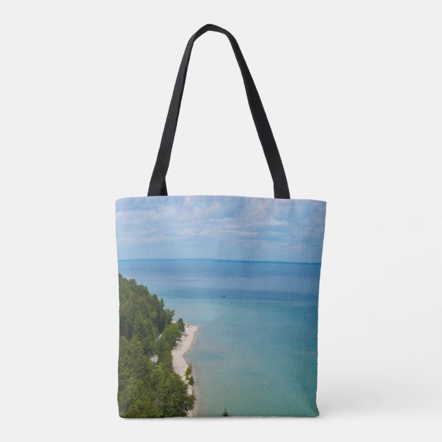 Tote Bag Skyview de l'île Mackinac (Dos)
