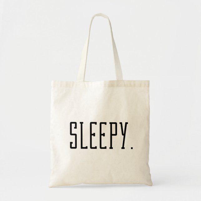 Tote Bag Sleepy. Typographie (Devant)