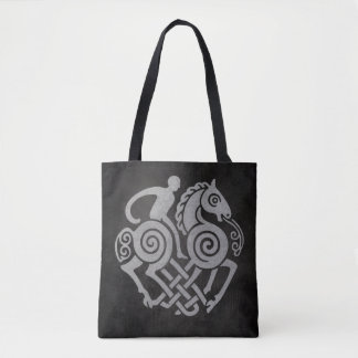 Tote Bag Sleipnir et Odin Symbole Mythologie Nordique Desig