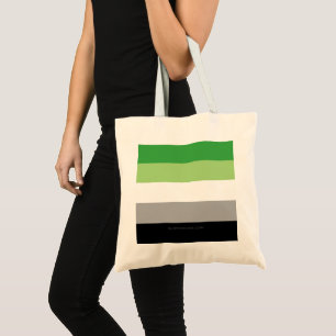 Tote Bag SlipperyJoe's Aromantic Pride Drapeau gay cadeaux
