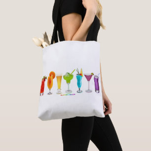 Tote Bag SlipperyJoe's Cheers alcool cocktail orgueil neon