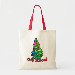 Tote Bag Slogan de l'arbre de Noël de la vieille école