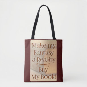 Tote Bag Slogan d'écrivain : la fantaisie devient réalité