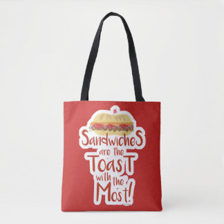 Tote Bag Slogan sandwich si drôle toast le plus épique