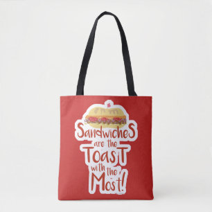 Tote Bag Slogan tellement drôle de sandwich